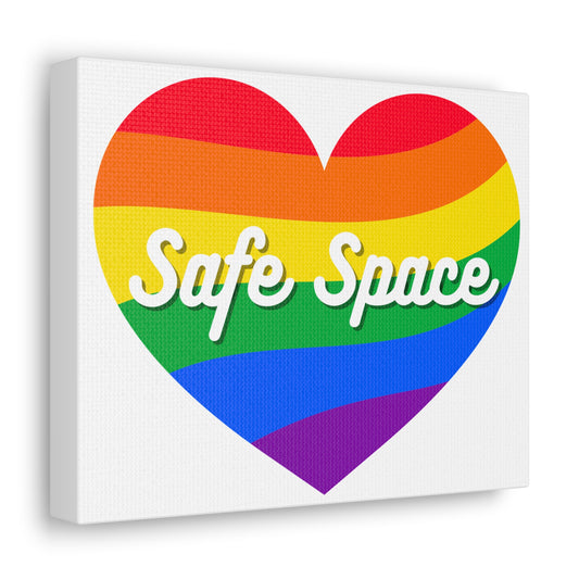 Inclusive Safe Space - Canvas Wrap Print
