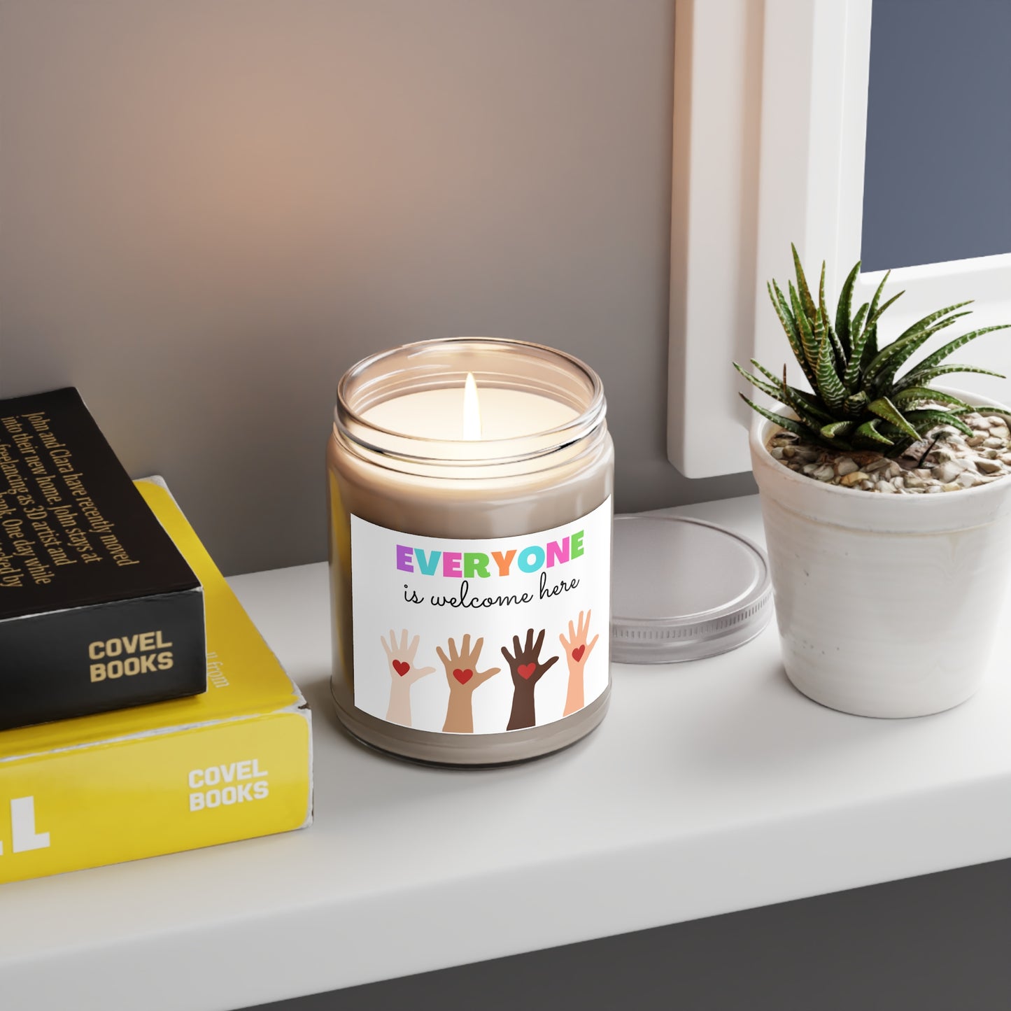 Everyone is Welcome Here Scented Candles, 9oz