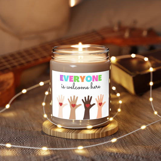 Everyone is Welcome Here Scented Candles, 9oz